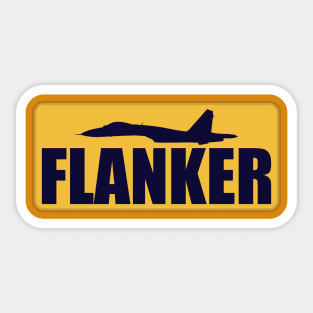 SU-27 Flanker Sticker